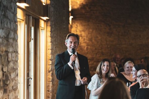barn wedding reception speech